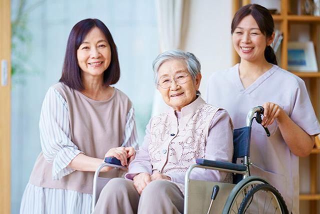 小規模施設での働きやすい環境です